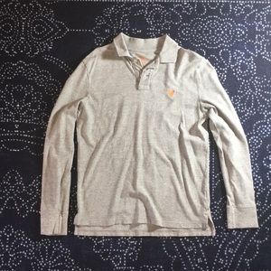 American Eagle Long Sleeve Polo Shirt